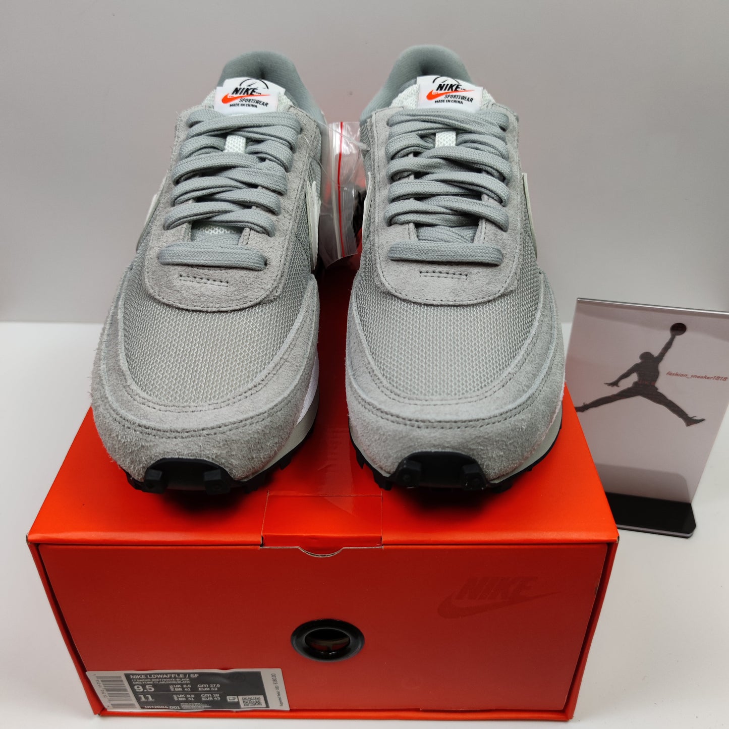 Fragment Design x Sacai x Nike LDWaffle "Light Smoke Grey" DH2684-001 - Nike x Jordan