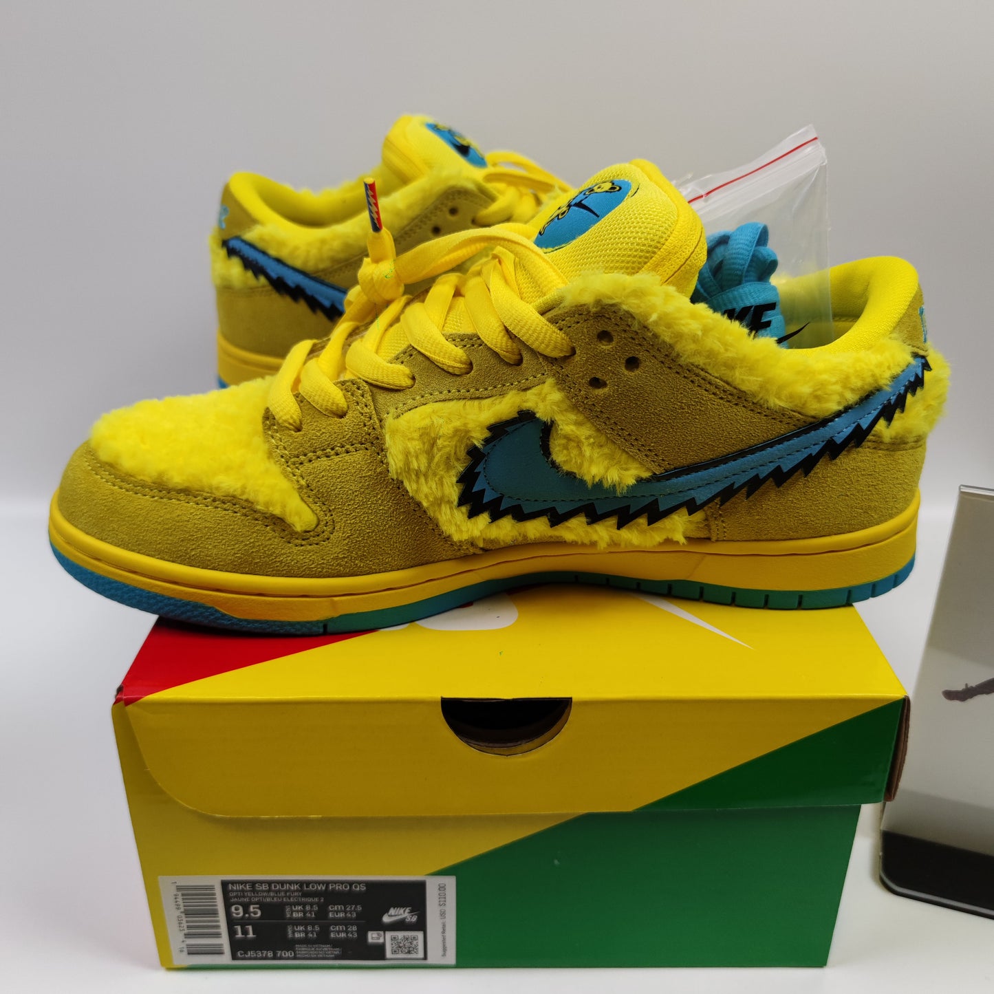 Grateful Dead x Nike SB Dunk Low Pro "Opti Yellow" CJ5378-700 - Nike x Jordan