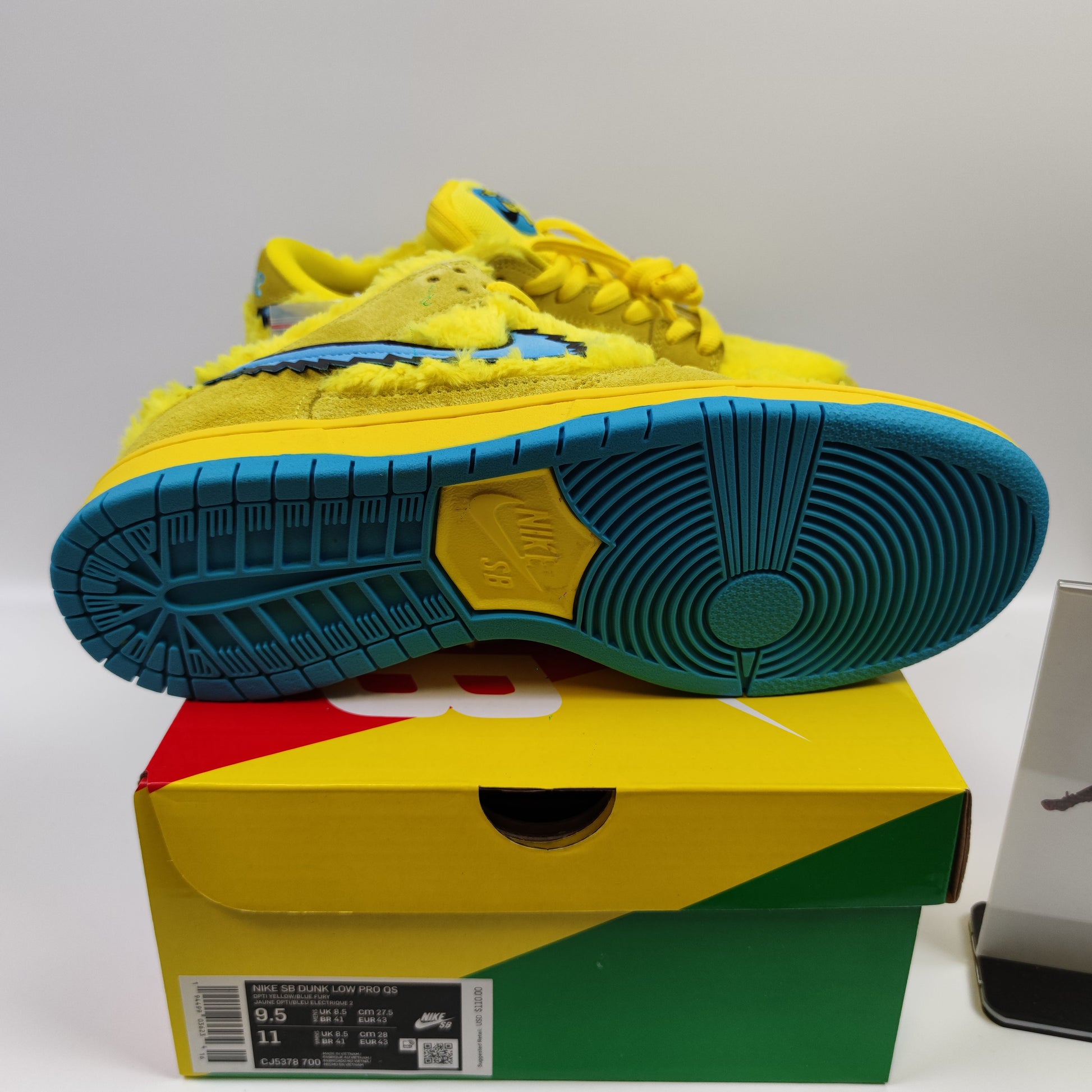 Grateful Dead x Nike SB Dunk Low Pro "Opti Yellow" CJ5378-700 - Nike x Jordan