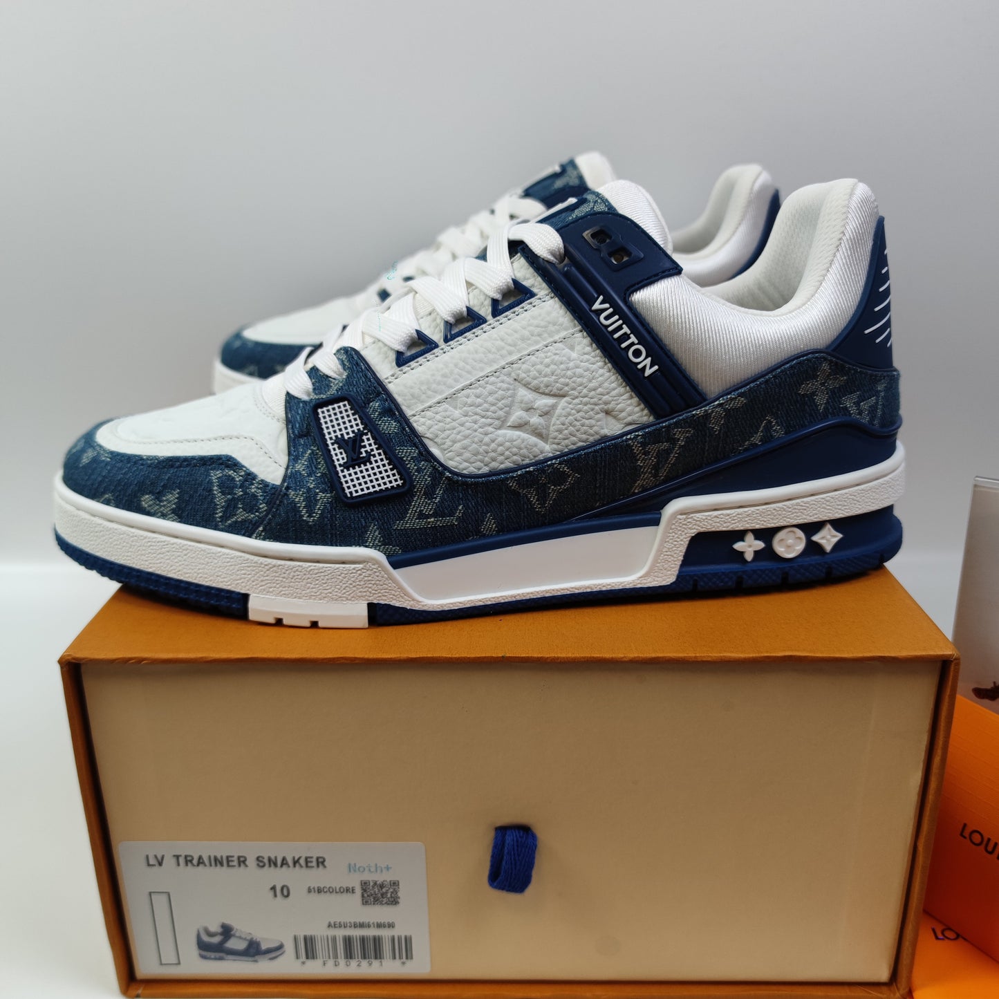 Louis Vuitton Trainer White Blue 1A9JGZ - Nike x Jordan