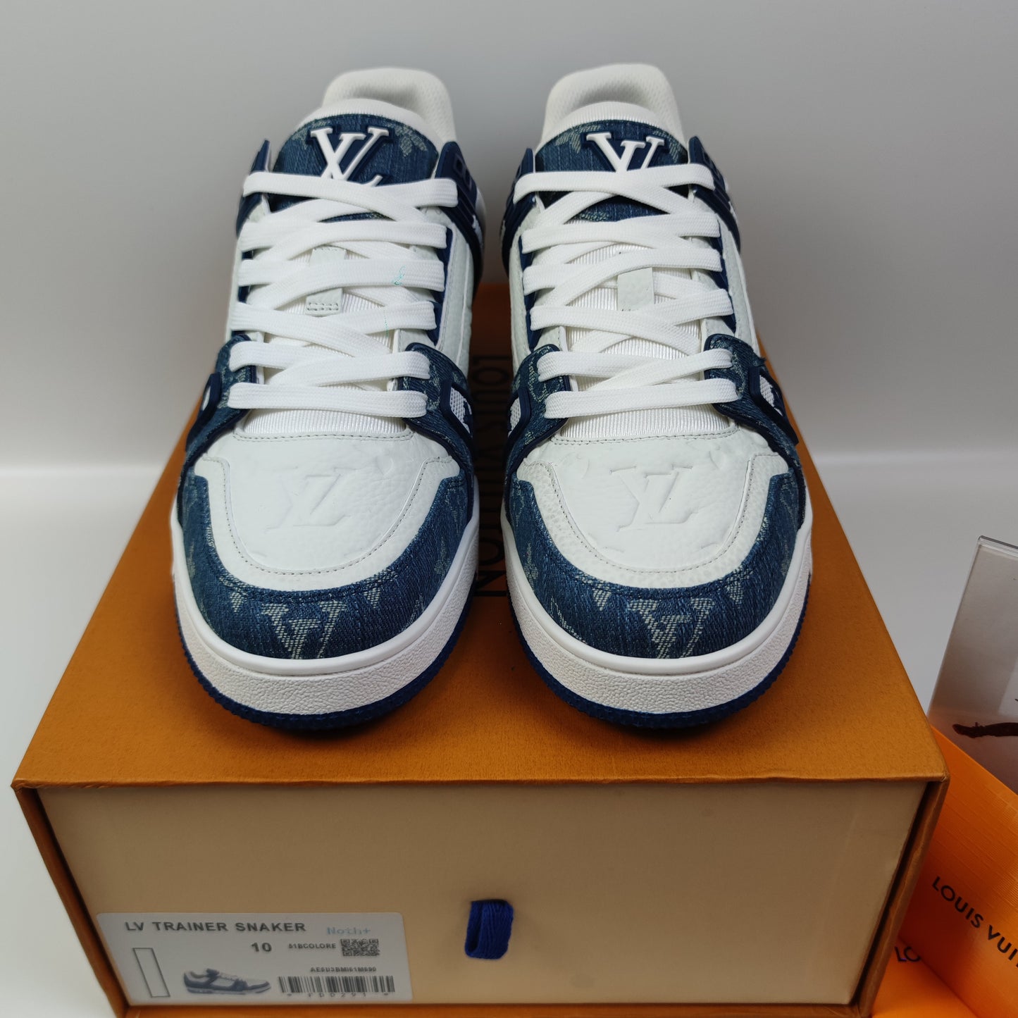 Louis Vuitton Trainer White Blue 1A9JGZ - Nike x Jordan
