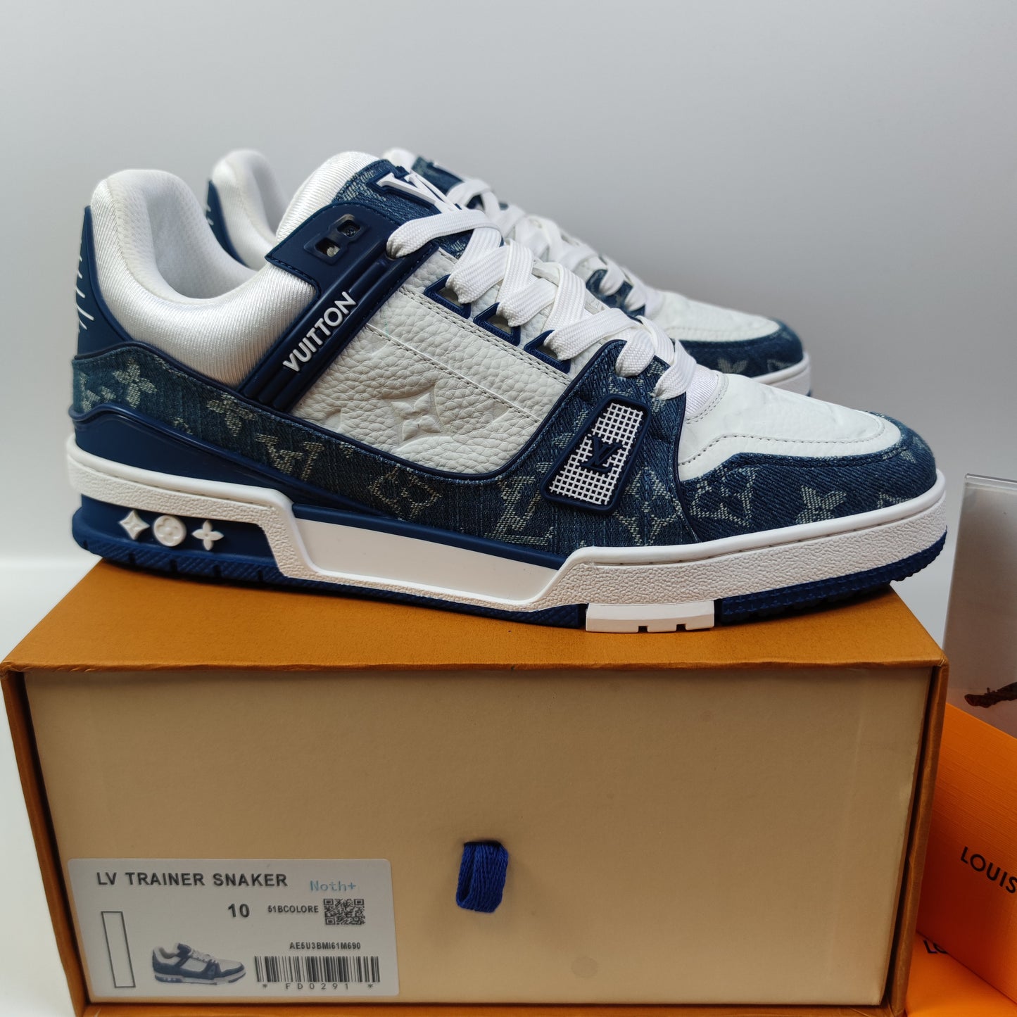 Louis Vuitton Trainer White Blue 1A9JGZ - Nike x Jordan