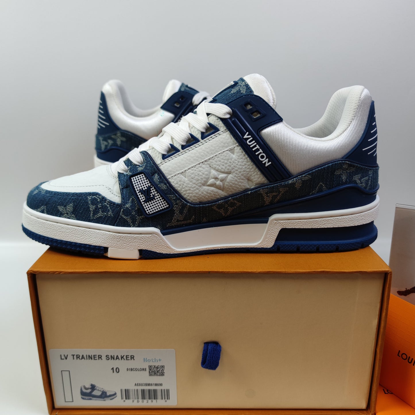 Louis Vuitton Trainer White Blue 1A9JGZ - Nike x Jordan