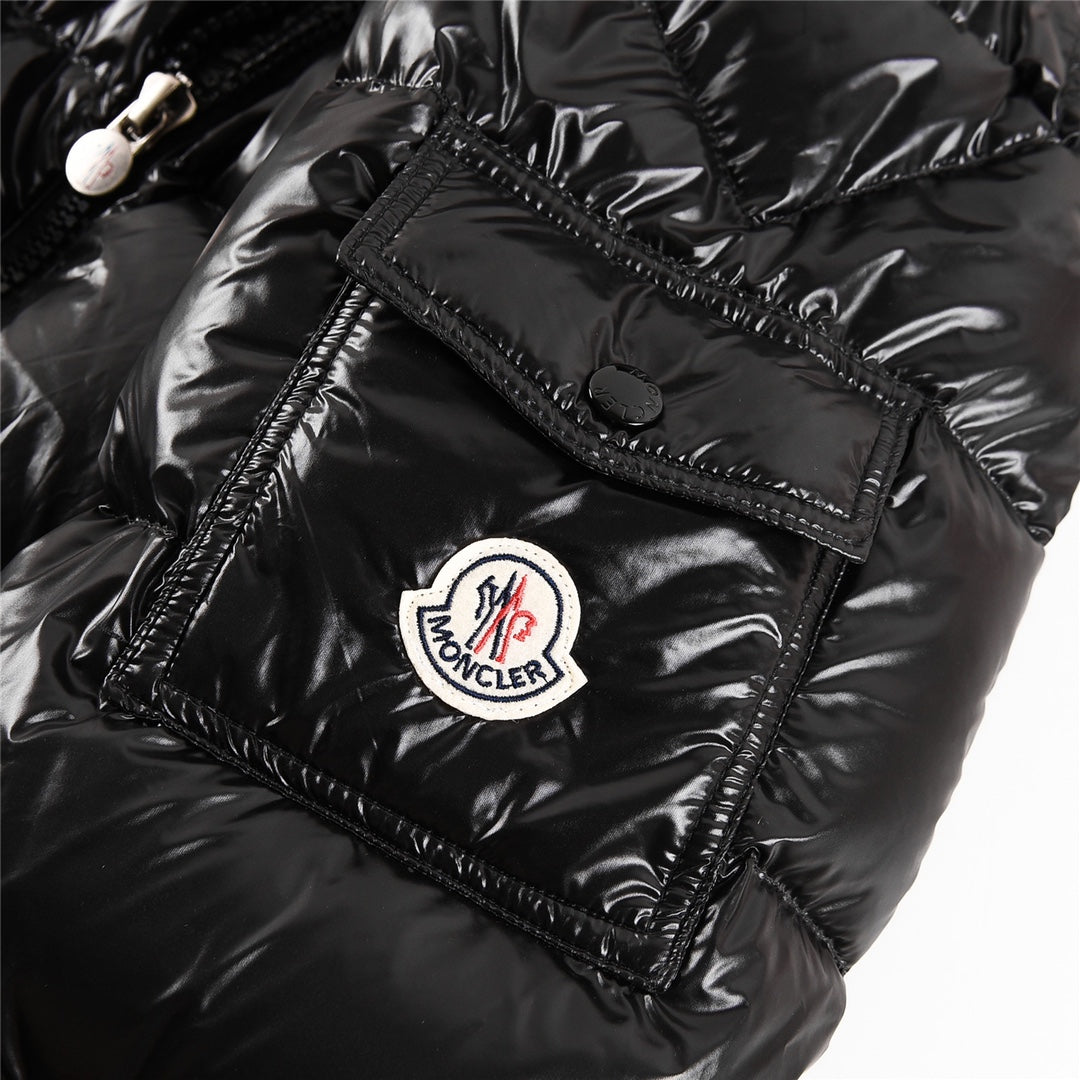 Moncler Maya Short Down Jacket "Matt Black" 0911A5360068950999 - Nike x Jordan