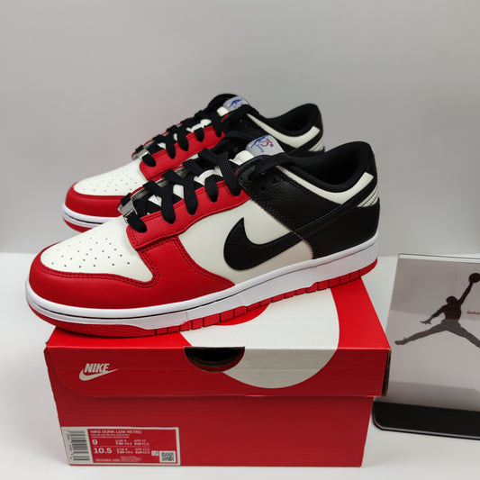 NBA x Nike Dunk Low EMB "Chicago" DD3363-100 - Nike x Jordan