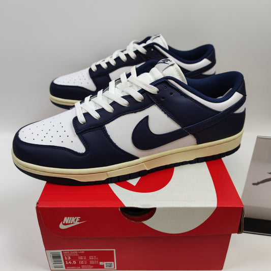 Nike Dunk Low "Midnight Navy and White" DD1503-115 - Nike x Jordan