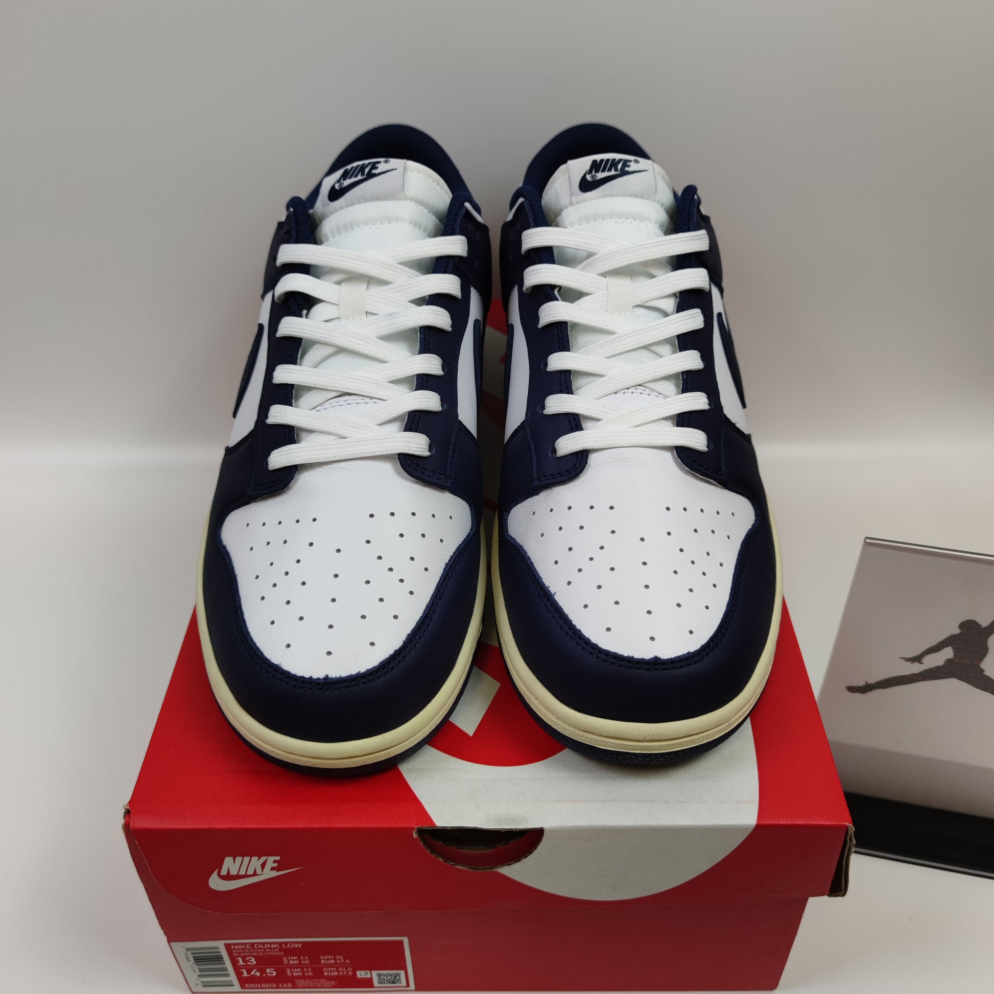 Nike Dunk Low "Midnight Navy and White" DD1503-115 - Nike x Jordan