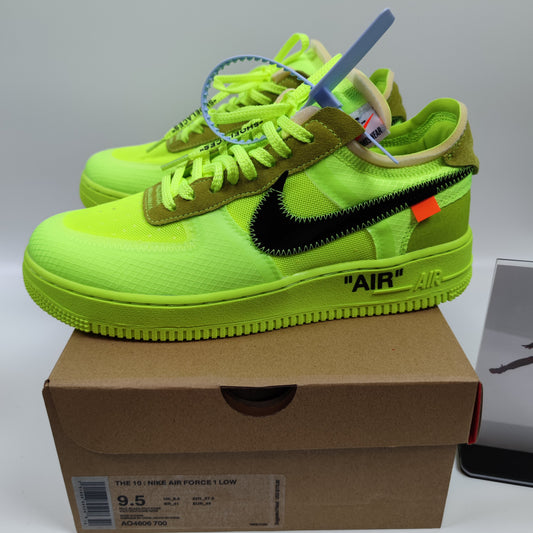 Nike x Off-White Air Force 1 Part 2 Volt THE TEN AO4606-700 - Nike x Jordan