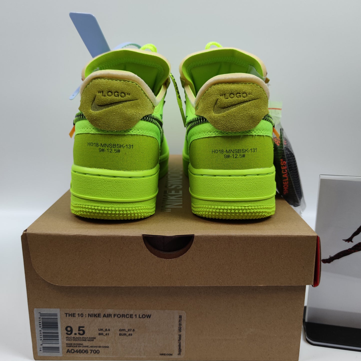 Nike x Off-White Air Force 1 Part 2 Volt THE TEN AO4606-700 - Nike x Jordan