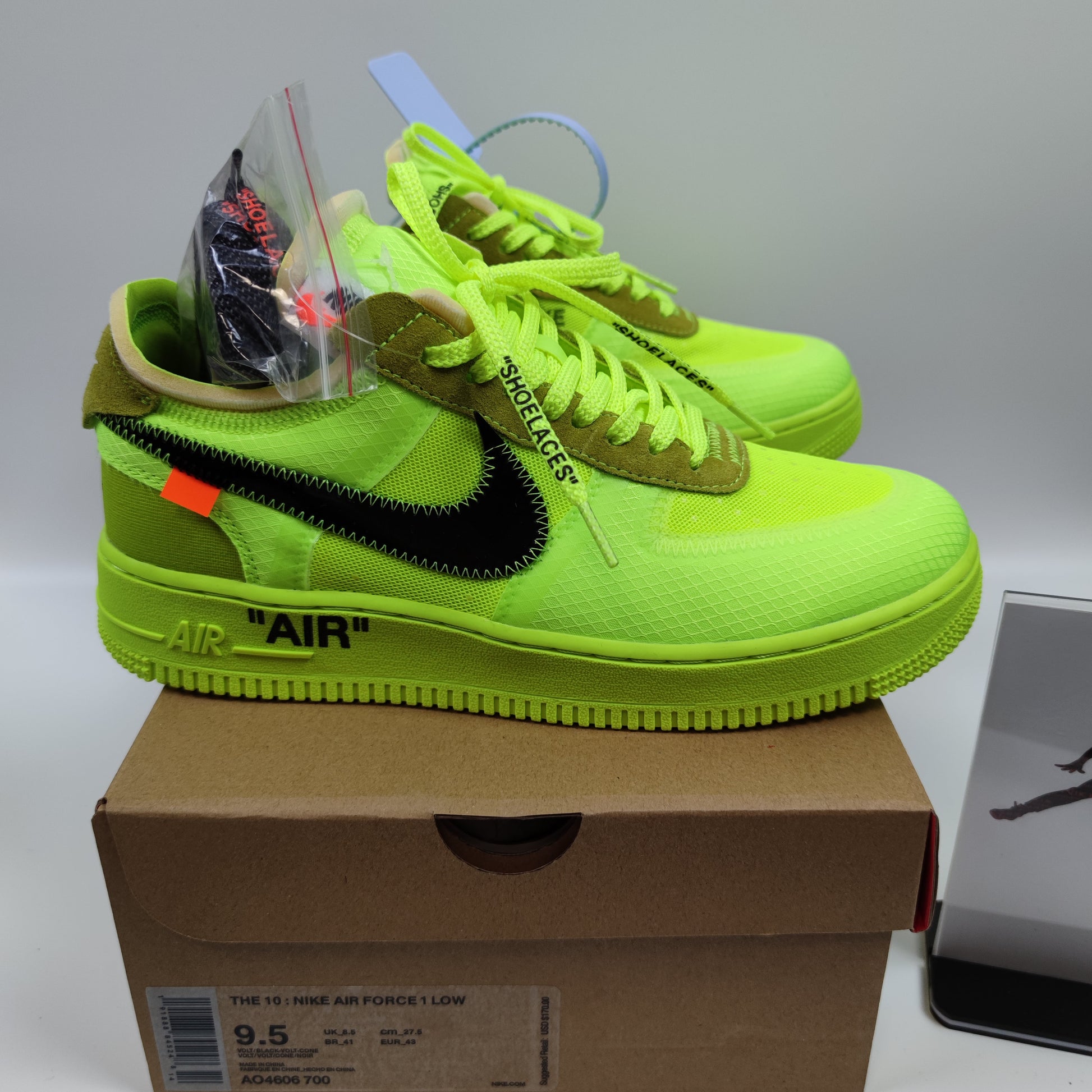Nike x Off-White Air Force 1 Part 2 Volt THE TEN AO4606-700 - Nike x Jordan