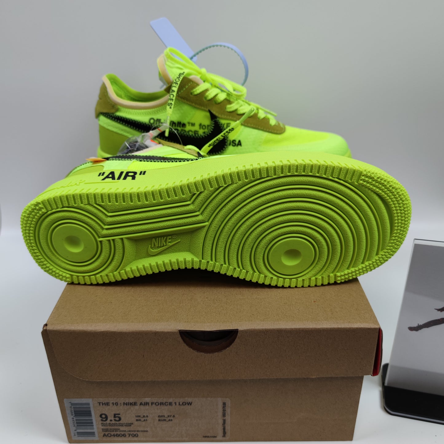 Nike x Off-White Air Force 1 Part 2 Volt THE TEN AO4606-700 - Nike x Jordan