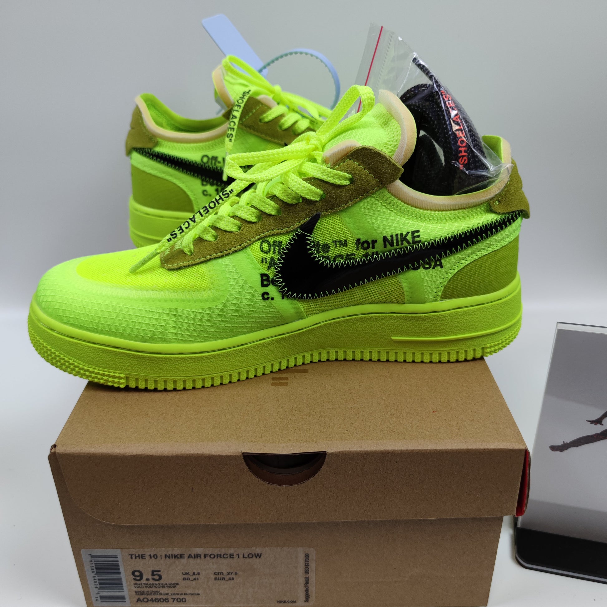 Nike x Off-White Air Force 1 Part 2 Volt THE TEN AO4606-700 - Nike x Jordan