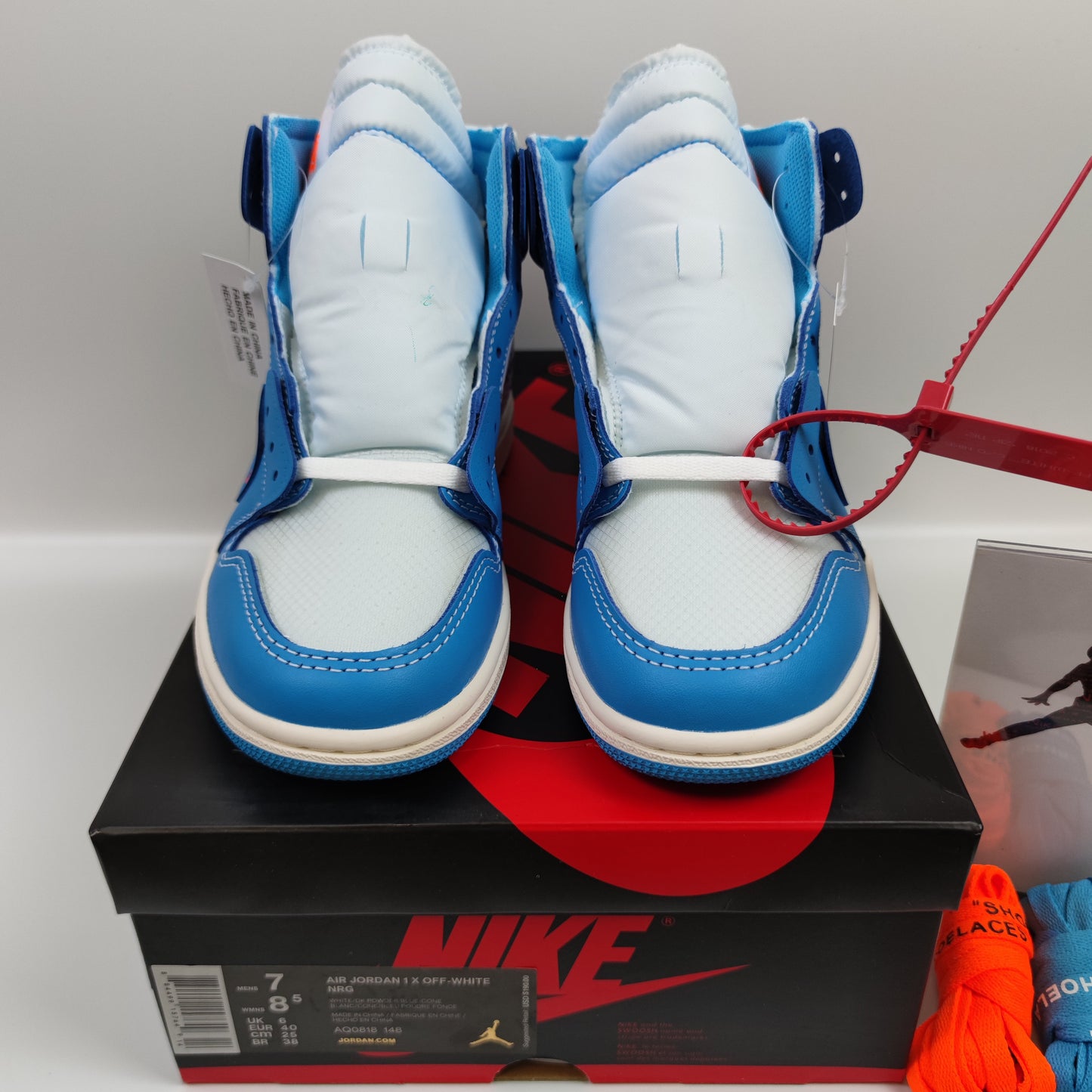 Off-White x Air Jordan 1 Retro High OG "UNC" AQ0818-148 - Nike x Jordan