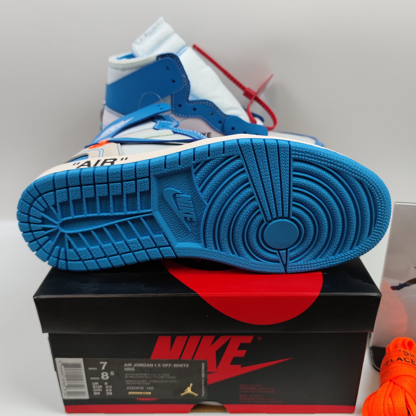 Off-White x Air Jordan 1 Retro High OG "UNC" AQ0818-148 - Nike x Jordan