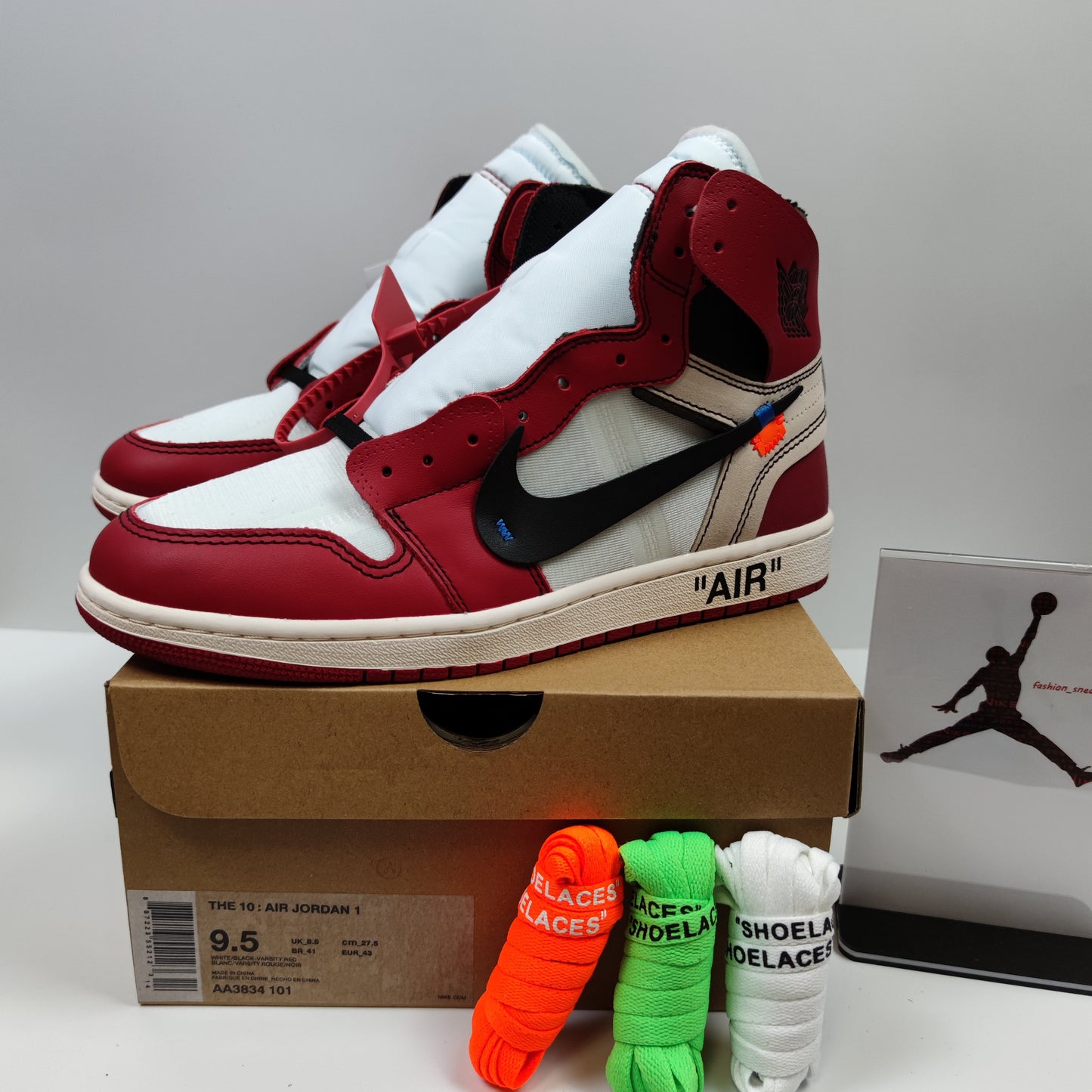 Off-White x Air Jordan 1 Retro High The Ten "Chicago" AA3834-101 - Nike x Jordan