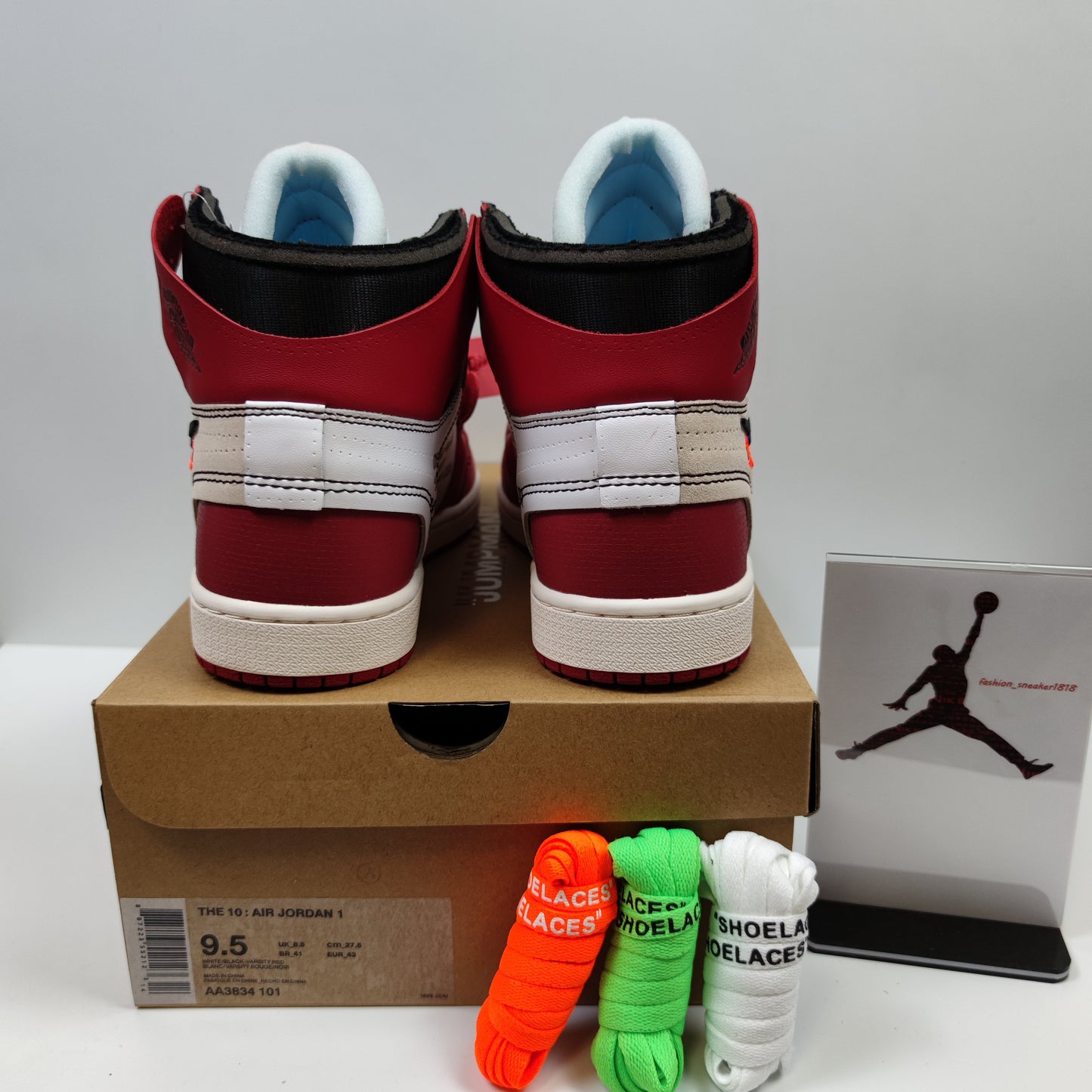 Off-White x Air Jordan 1 Retro High The Ten "Chicago" AA3834-101 - Nike x Jordan