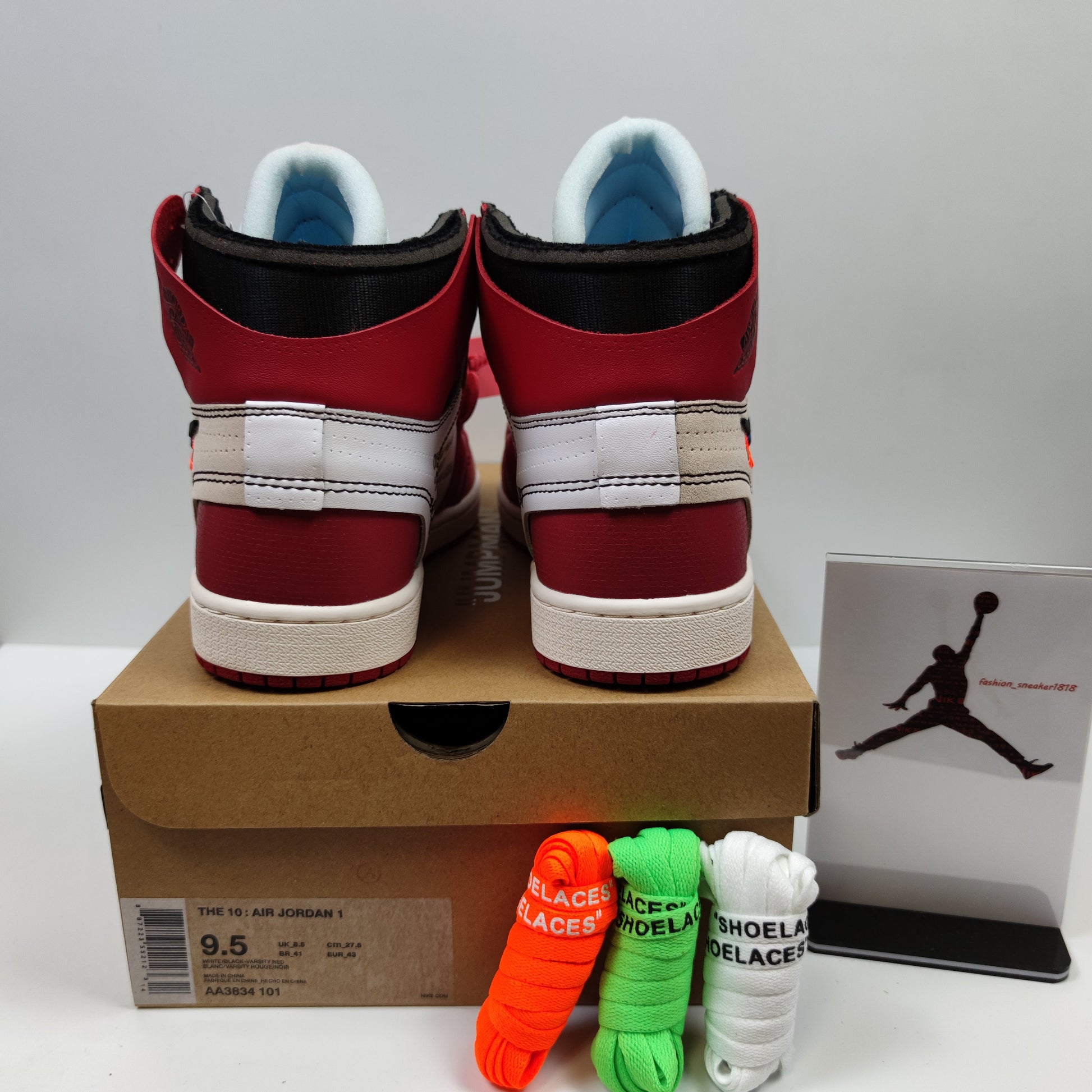 Off-White x Air Jordan 1 Retro High The Ten "Chicago" AA3834-101 - Nike x Jordan