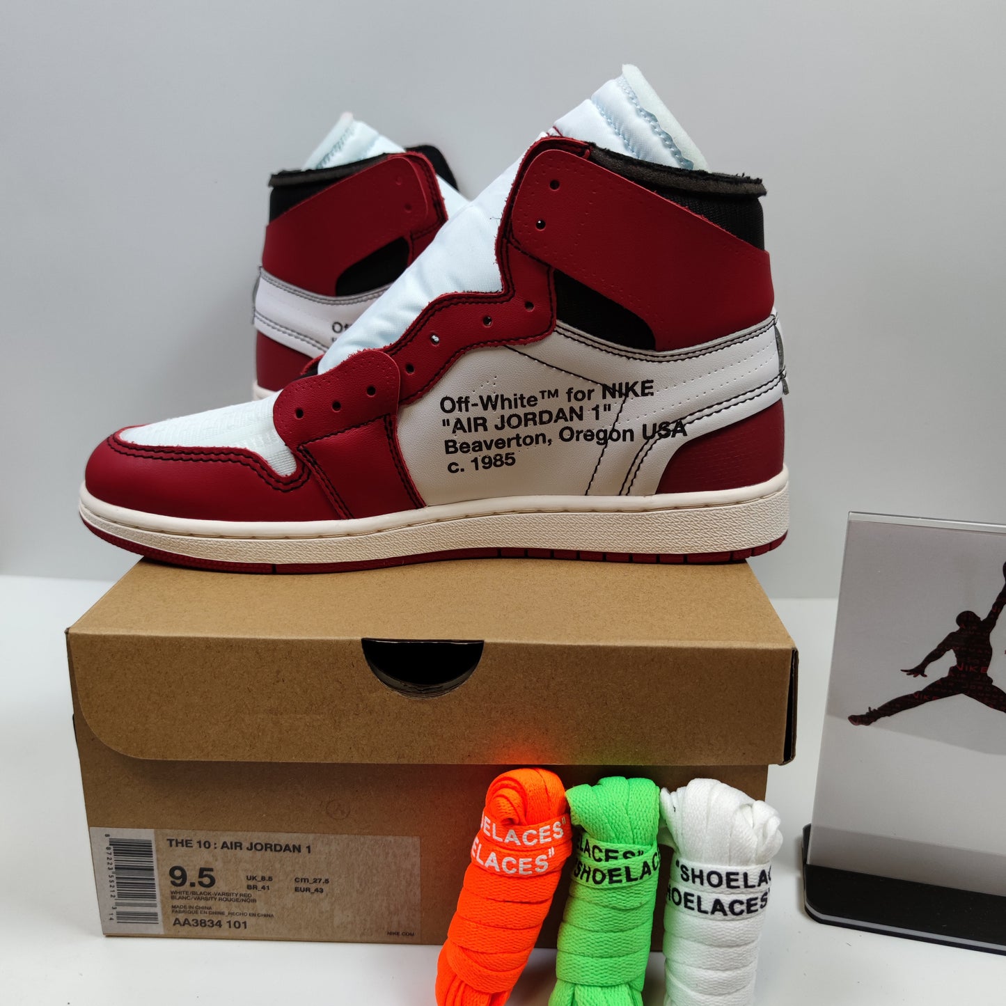 Off-White x Air Jordan 1 Retro High The Ten "Chicago" AA3834-101 - Nike x Jordan