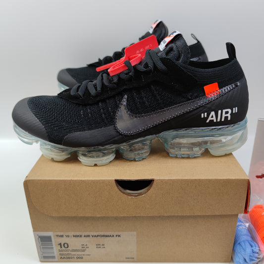 Off-White x Nike Air VaporMax Black The Ten AA3831-002 - Nike x Jordan