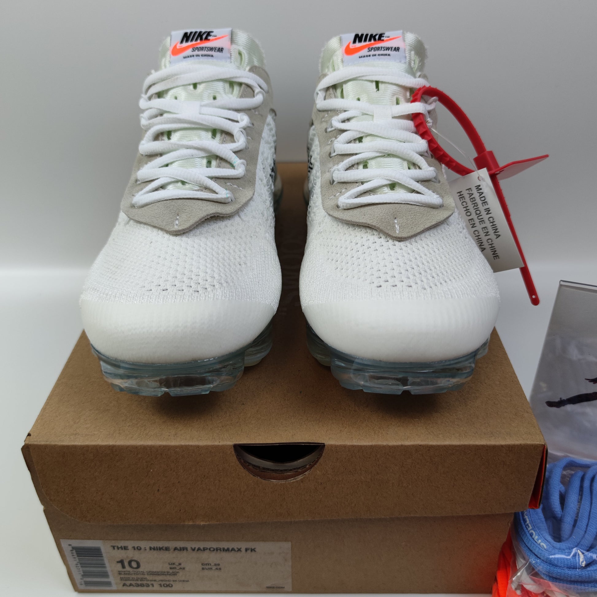 Off-White x Nike Air VaporMax White The Ten AA3831-100 - Nike x Jordan