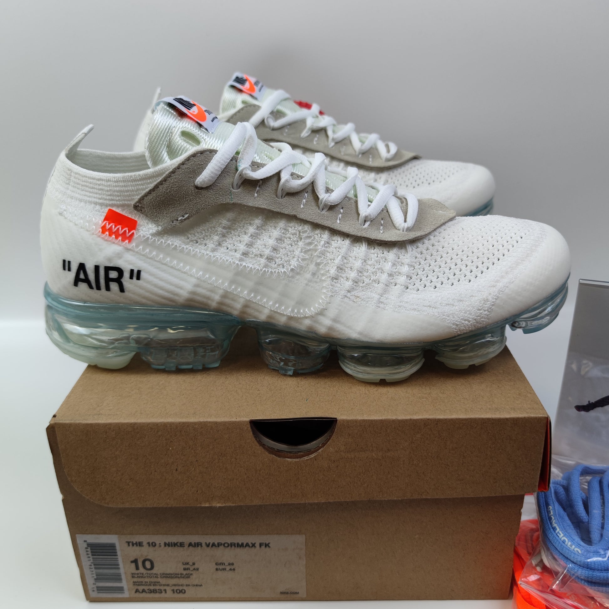Off-White x Nike Air VaporMax White The Ten AA3831-100 - Nike x Jordan
