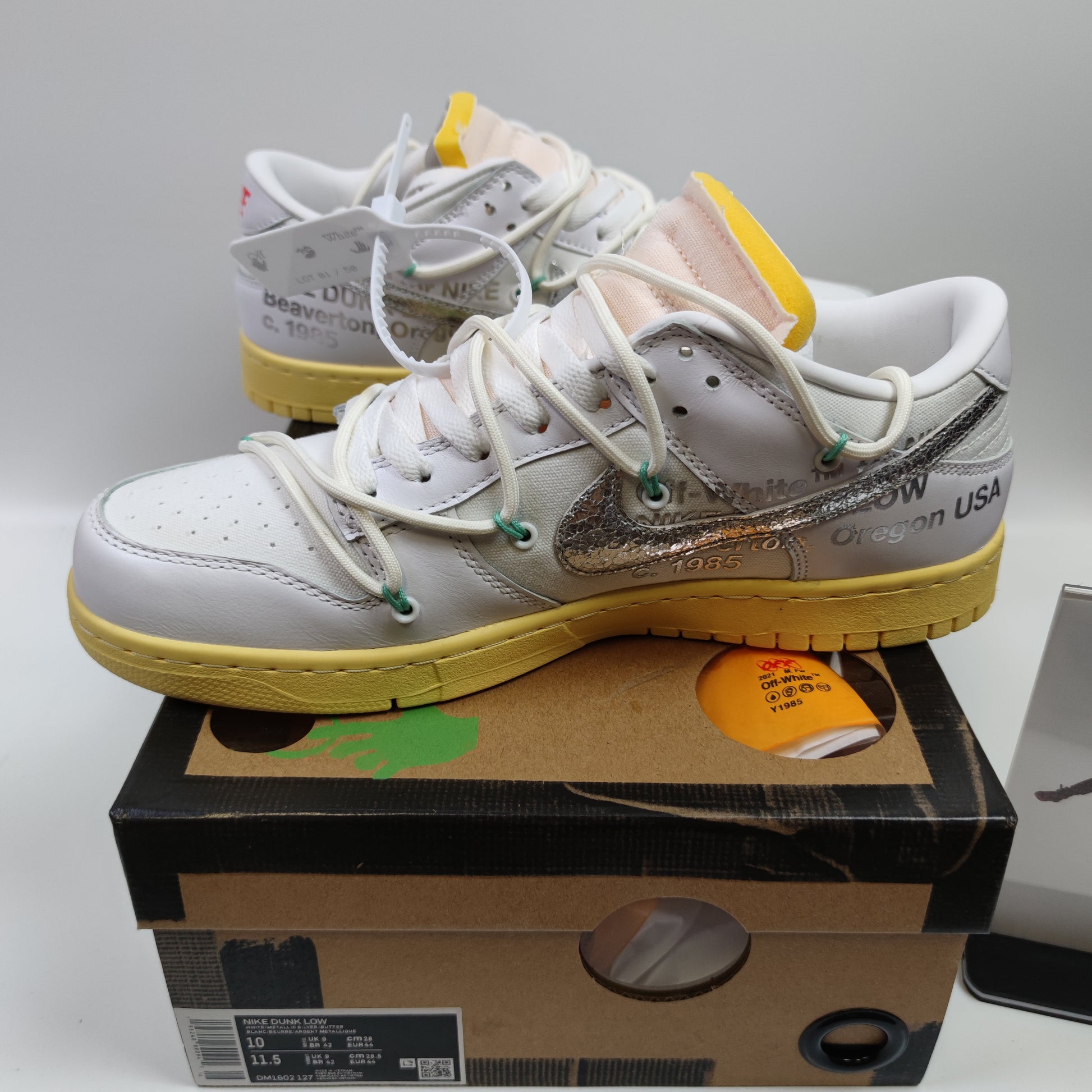 Off-White x Nike Dunk Low "The 50" NO.1 DM1602-127 - Nike x Jordan