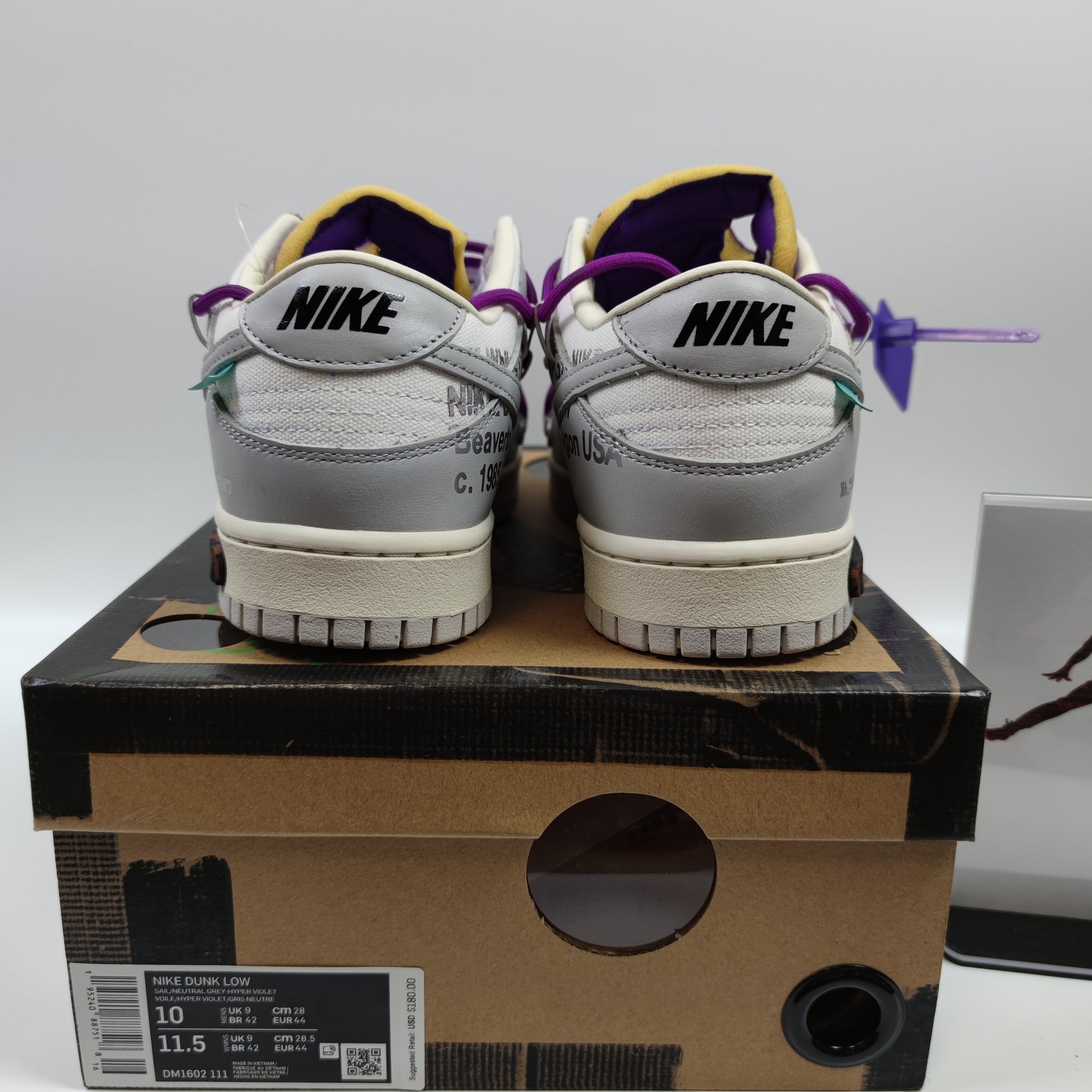 Off-White x Nike Dunk Low "The 50" NO.28 DM1602-111 - Nike x Jordan