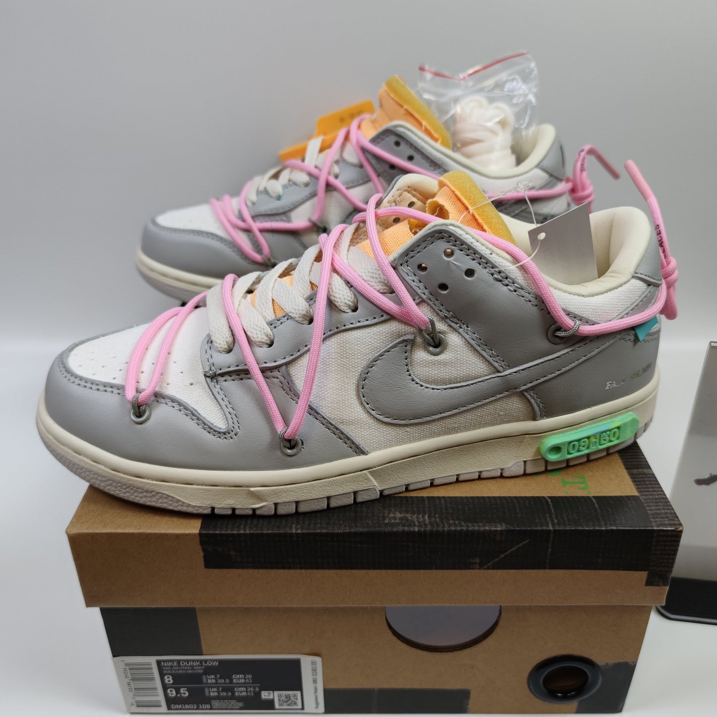 Off-White x Nike Dunk Low "The 50" NO.9 DM1602-109 - Nike x Jordan