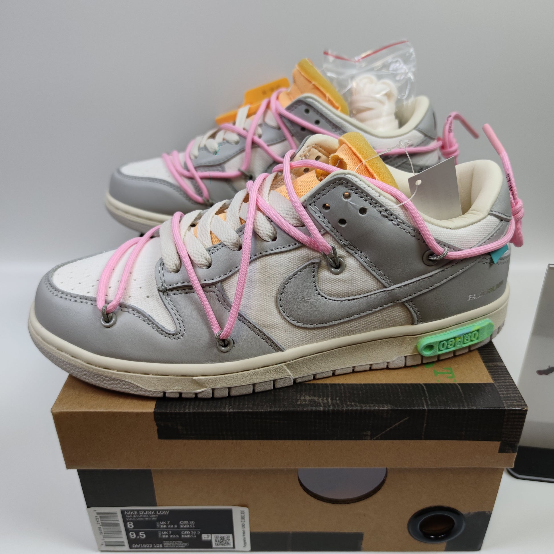 Off-White x Nike Dunk Low "The 50" NO.9 DM1602-109 - Nike x Jordan