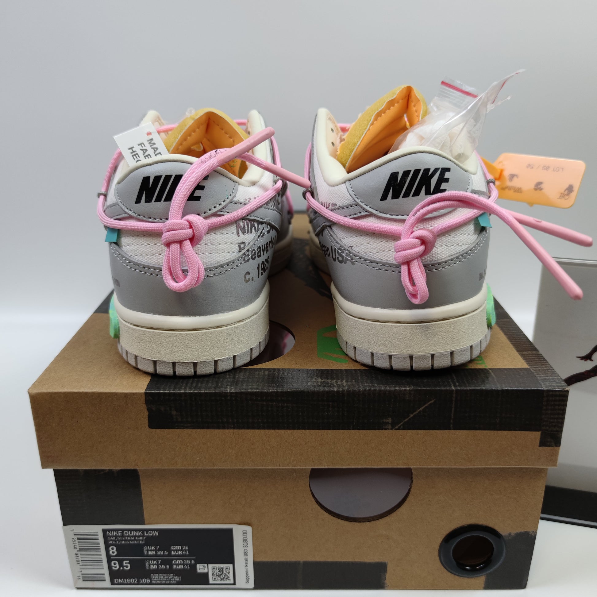 Off-White x Nike Dunk Low "The 50" NO.9 DM1602-109 - Nike x Jordan