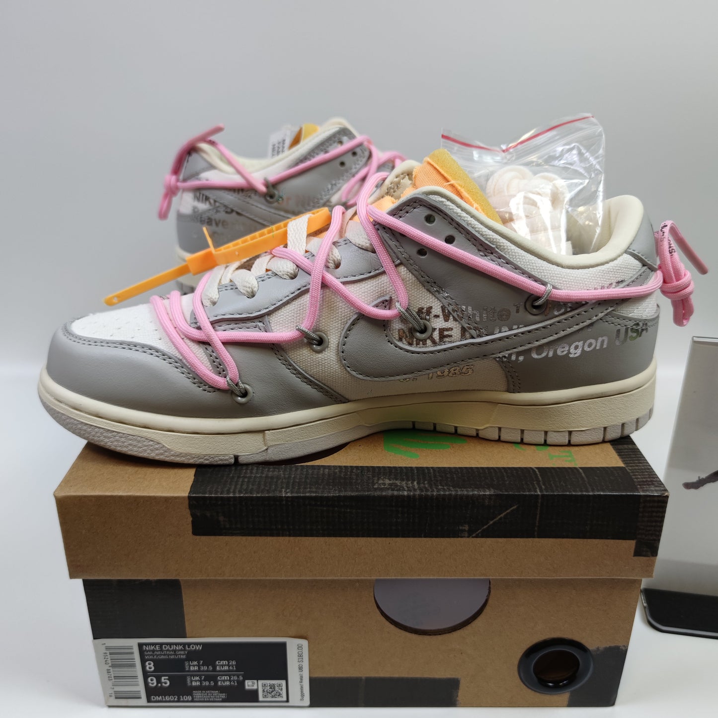 Off-White x Nike Dunk Low "The 50" NO.9 DM1602-109 - Nike x Jordan