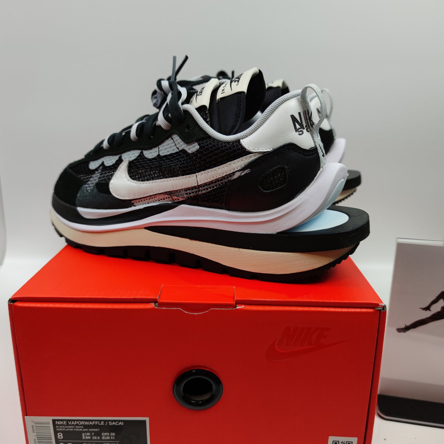 Sacai x Nike VaporWaffle "Black and White" CV1363-001 - Nike x Jordan