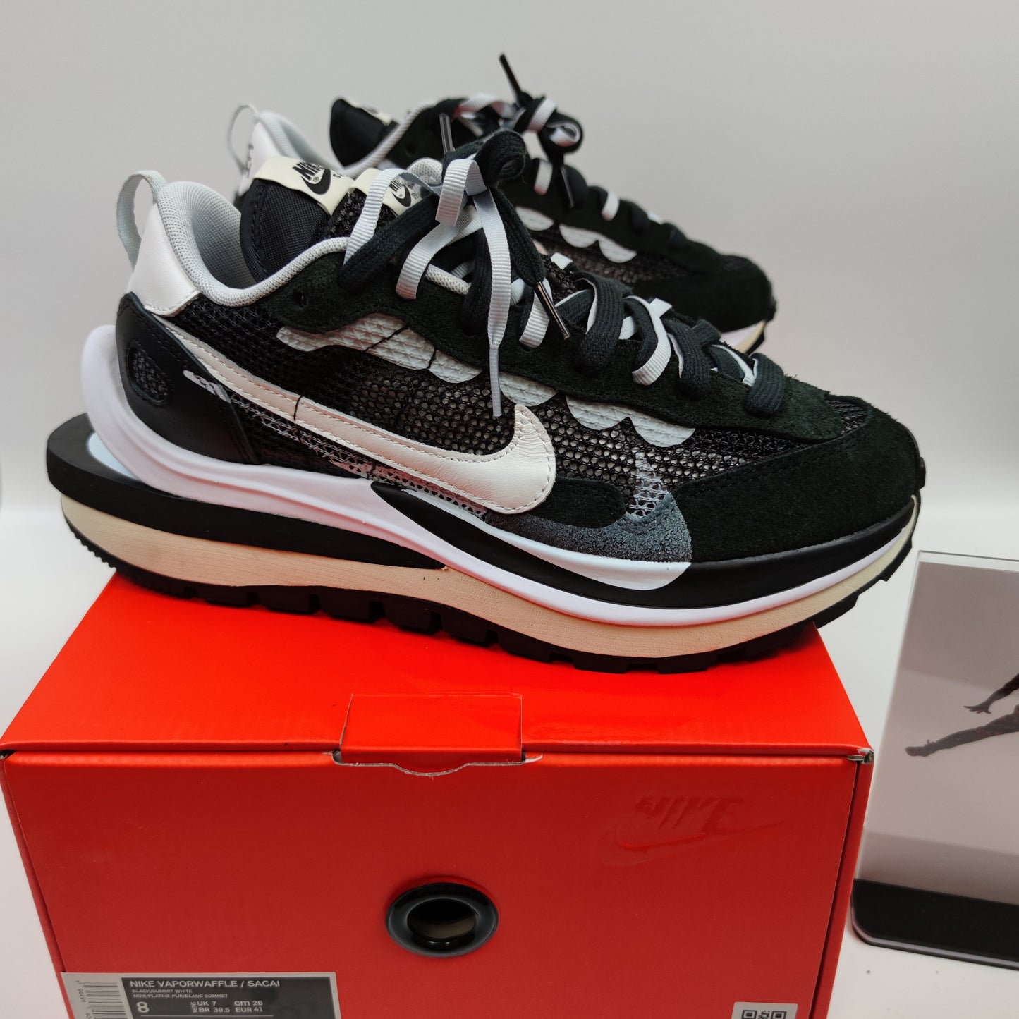 Sacai x Nike VaporWaffle "Black and White" CV1363-001 - Nike x Jordan