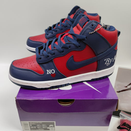 Supreme x Nike SB Dunk High "By Any Means" DN3741-600 - Nike x Jordan