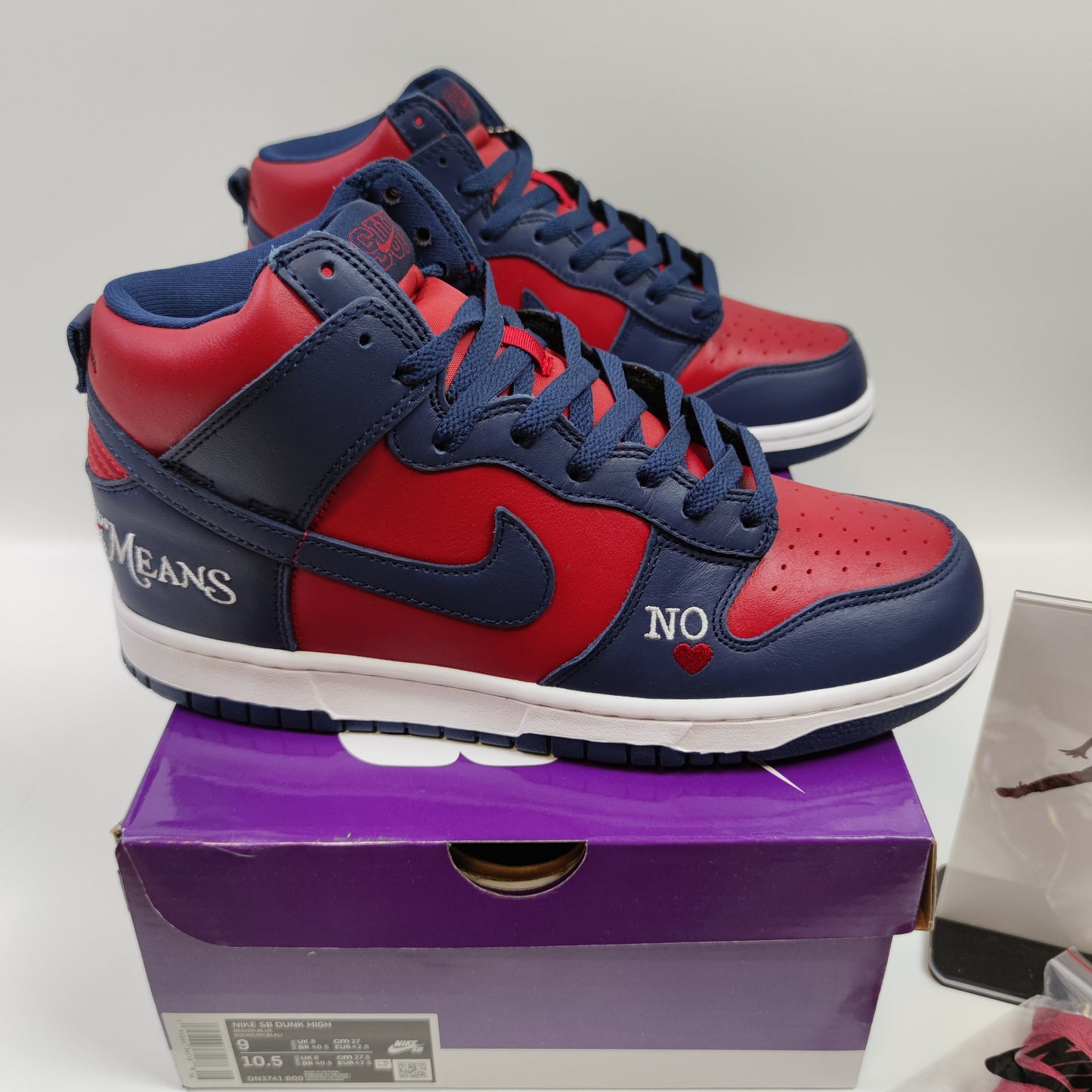 Supreme x Nike SB Dunk High "By Any Means" DN3741-600 - Nike x Jordan