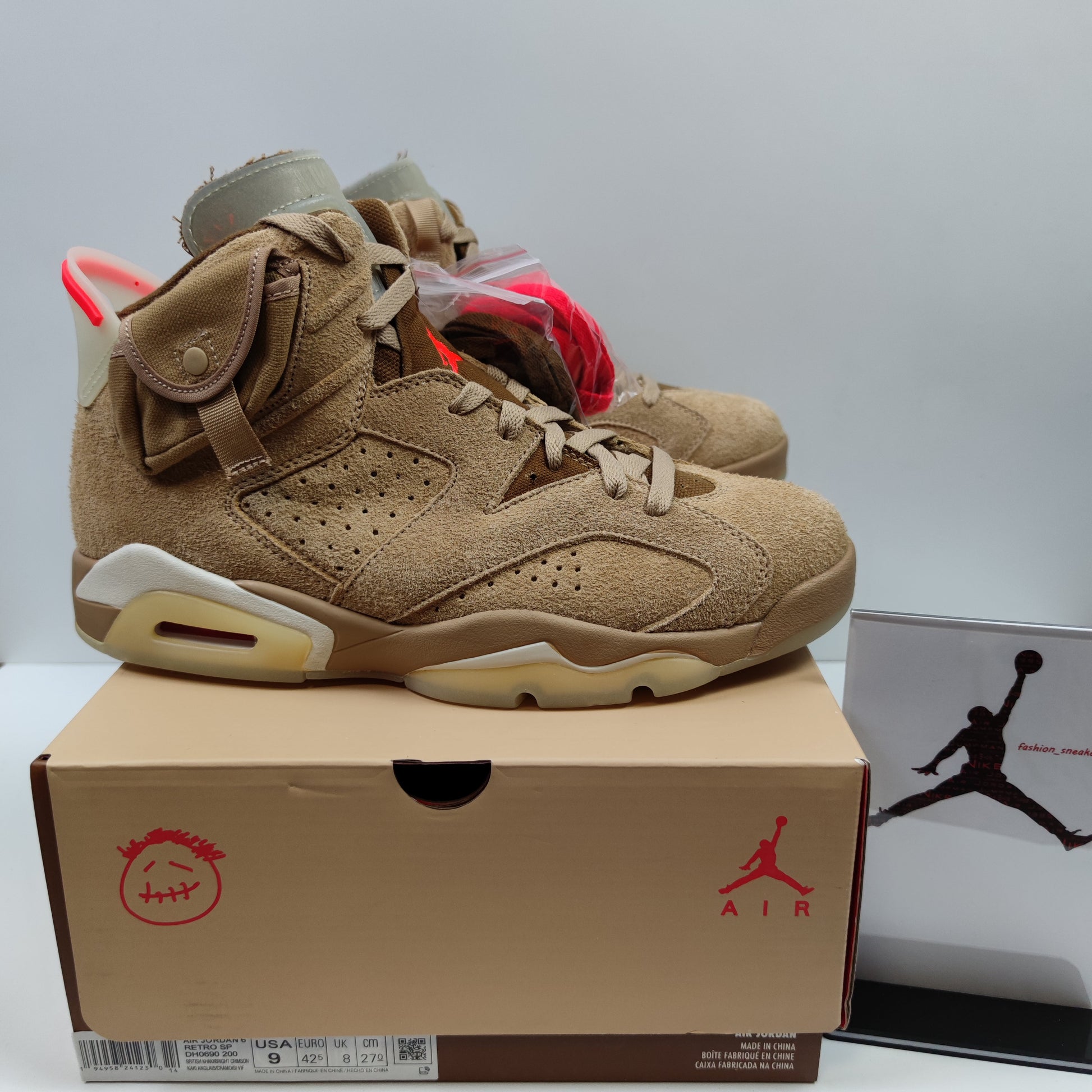 Travis Scott x Air Jordan 6 Retro SP "British Khaki" DH0690-200 - Nike x Jordan