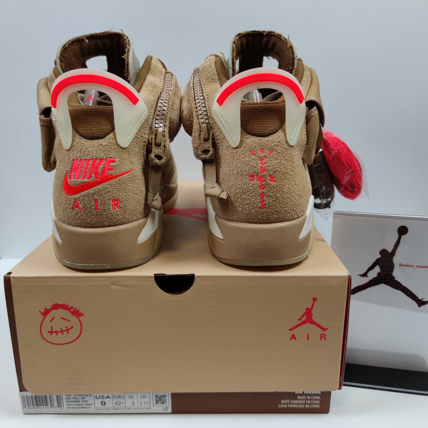 Travis Scott x Air Jordan 6 Retro SP "British Khaki" DH0690-200 - Nike x Jordan