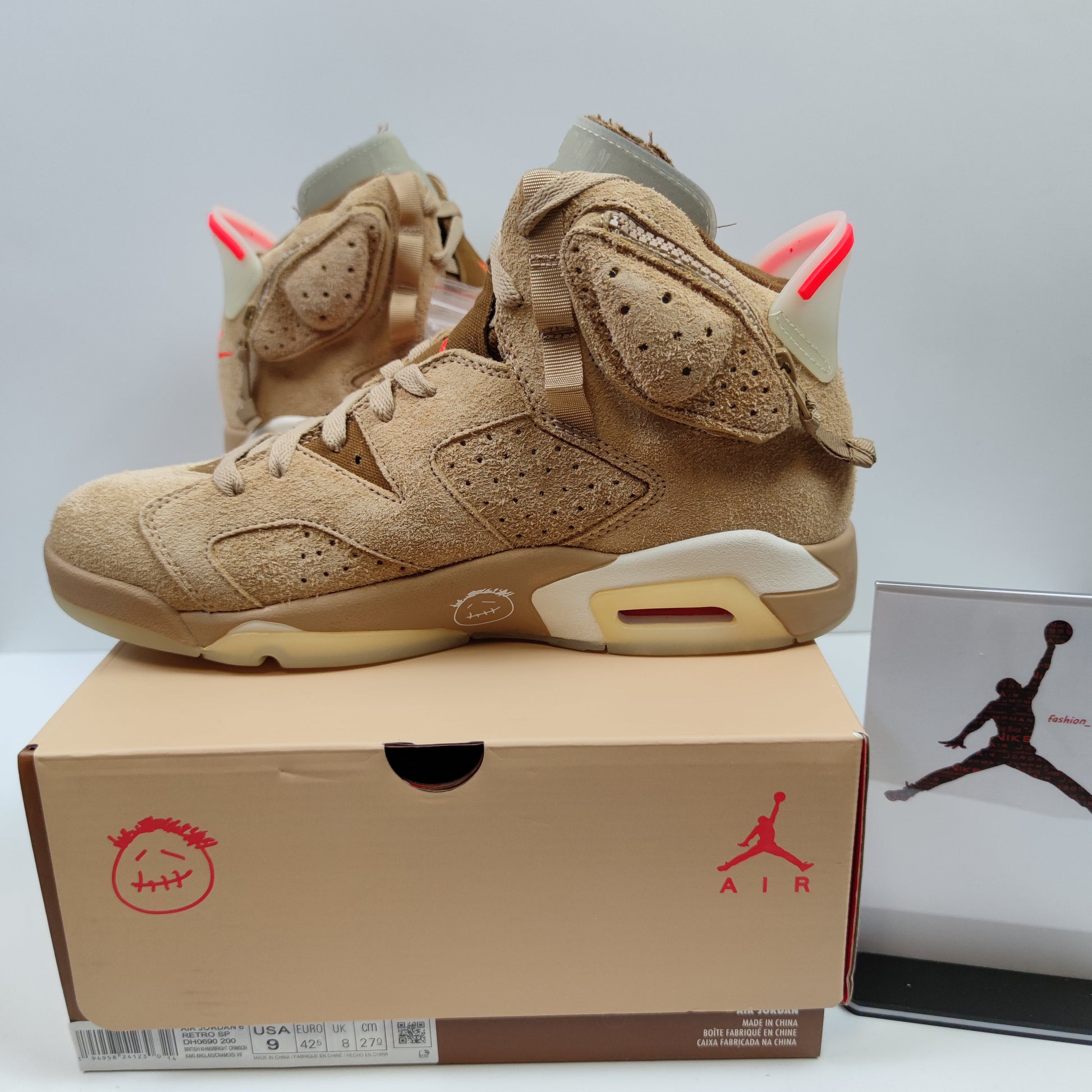 Travis Scott x Air Jordan 6 Retro SP "British Khaki" DH0690-200 - Nike x Jordan