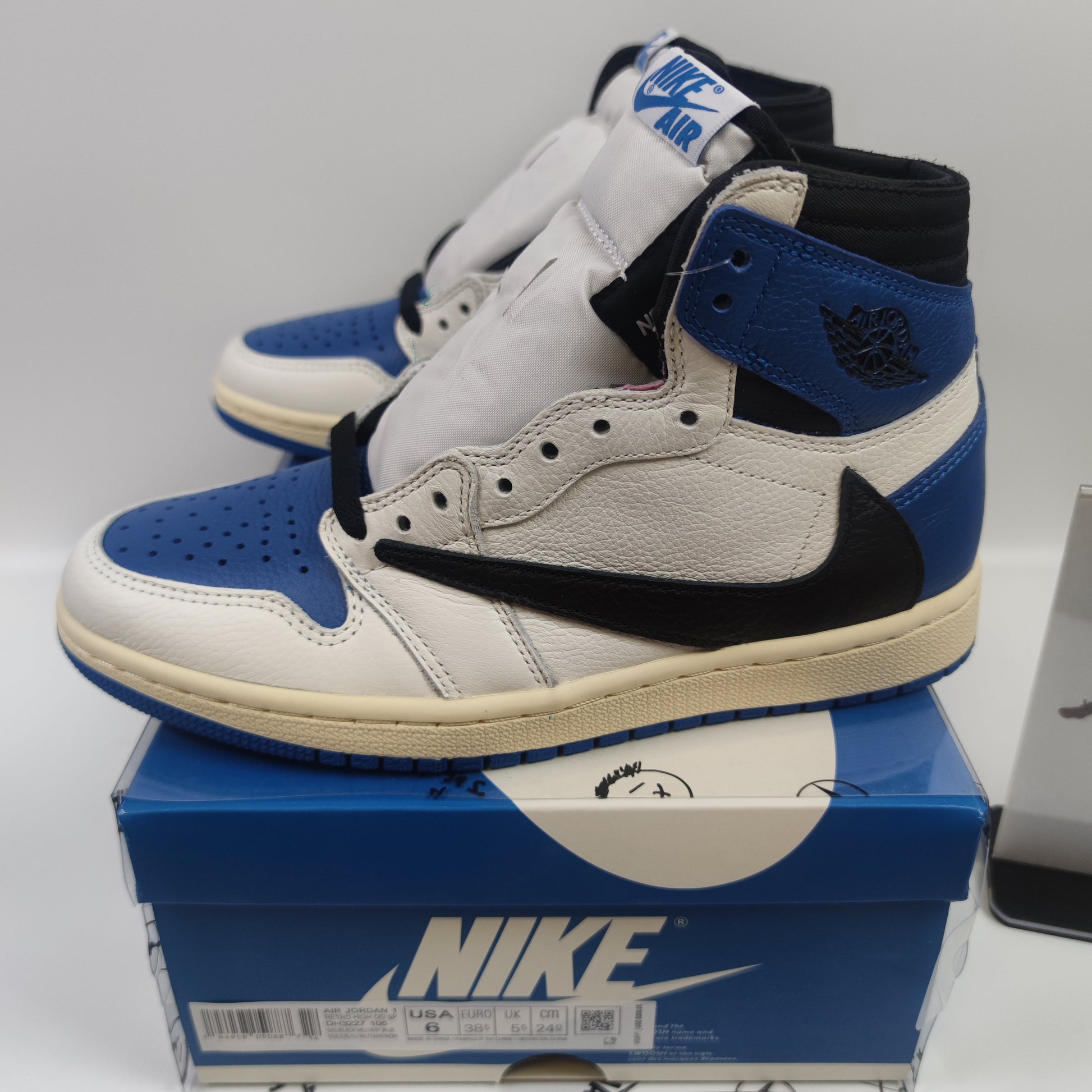 Travis Scott x Fragment x Air Jordan 1 High OG SP "Military Blue" DH3227-105 - Nike x Jordan
