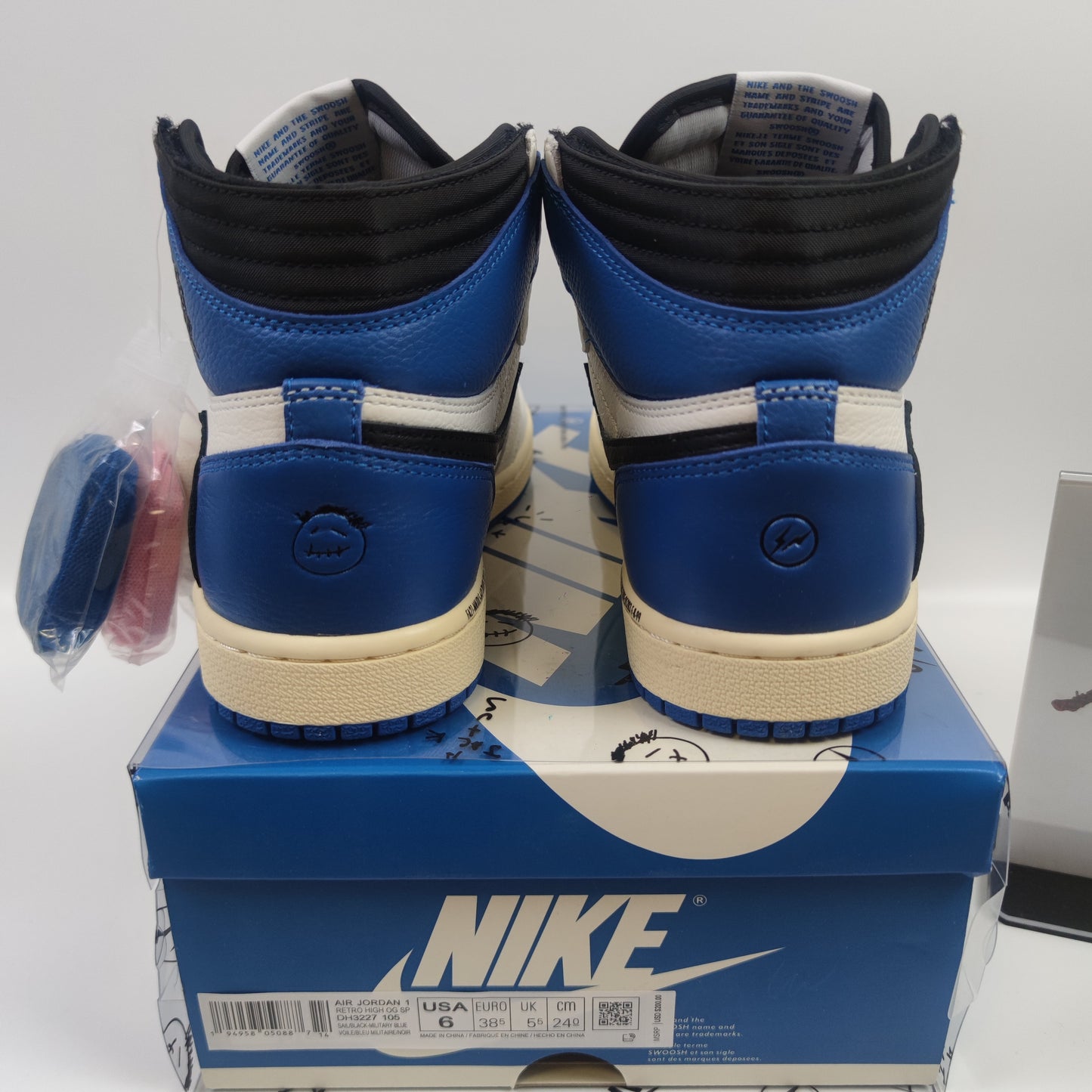 Travis Scott x Fragment x Air Jordan 1 High OG SP "Military Blue" DH3227-105 - Nike x Jordan