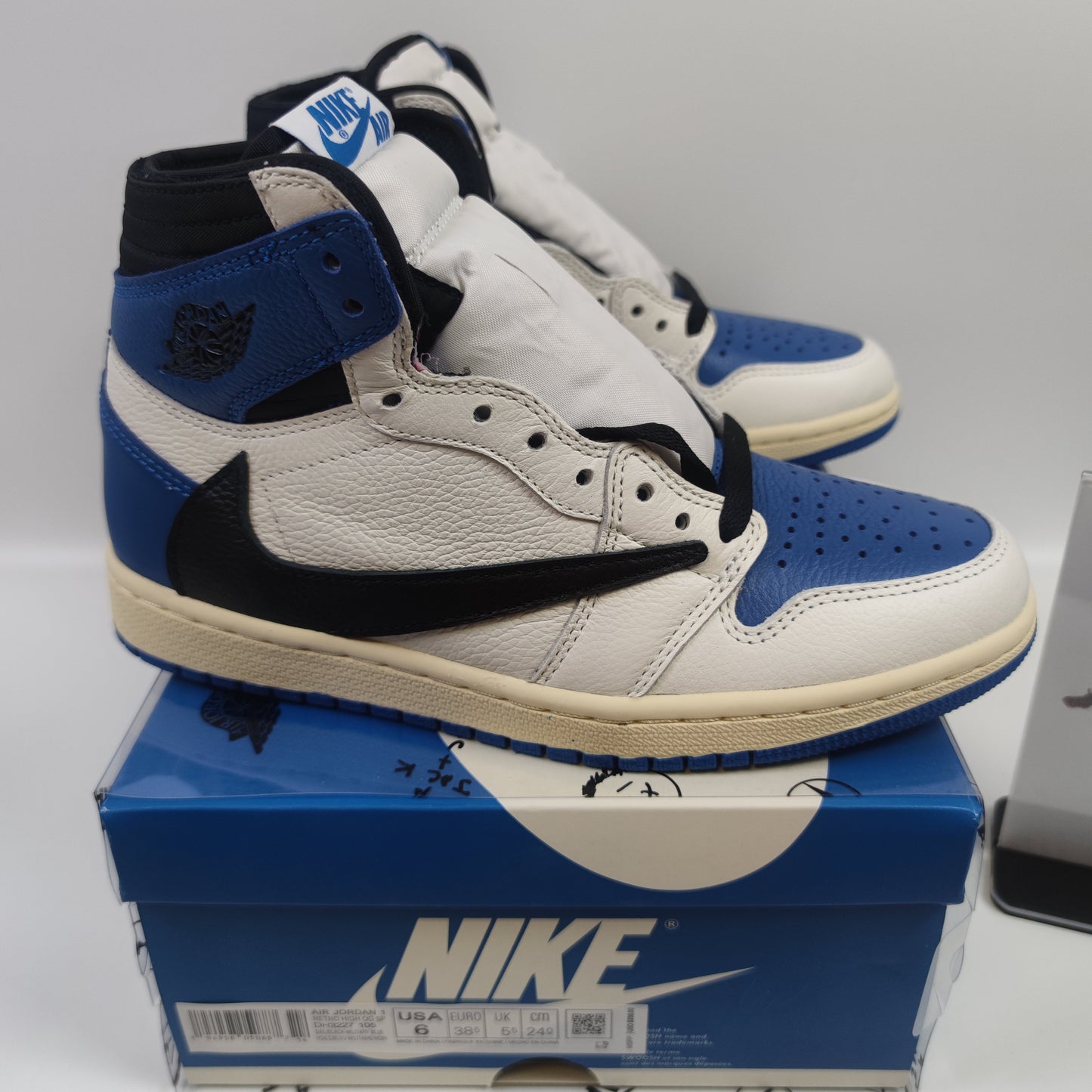 Travis Scott x Fragment x Air Jordan 1 High OG SP "Military Blue" DH3227-105 - Nike x Jordan