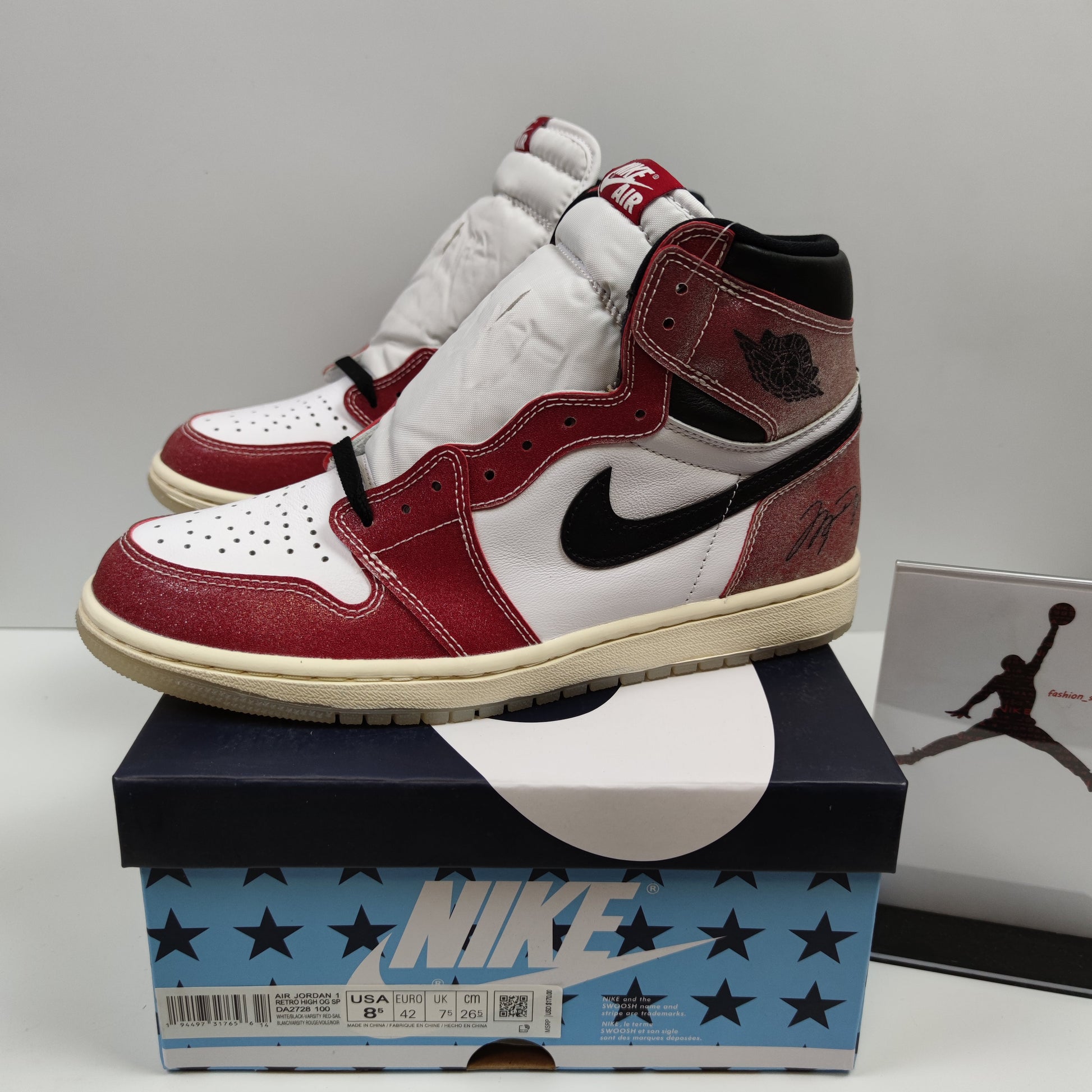 Trophy Room x Air Jordan 1 Retro High OG "Freeze Out" DA2728-100 - Nike x Jordan